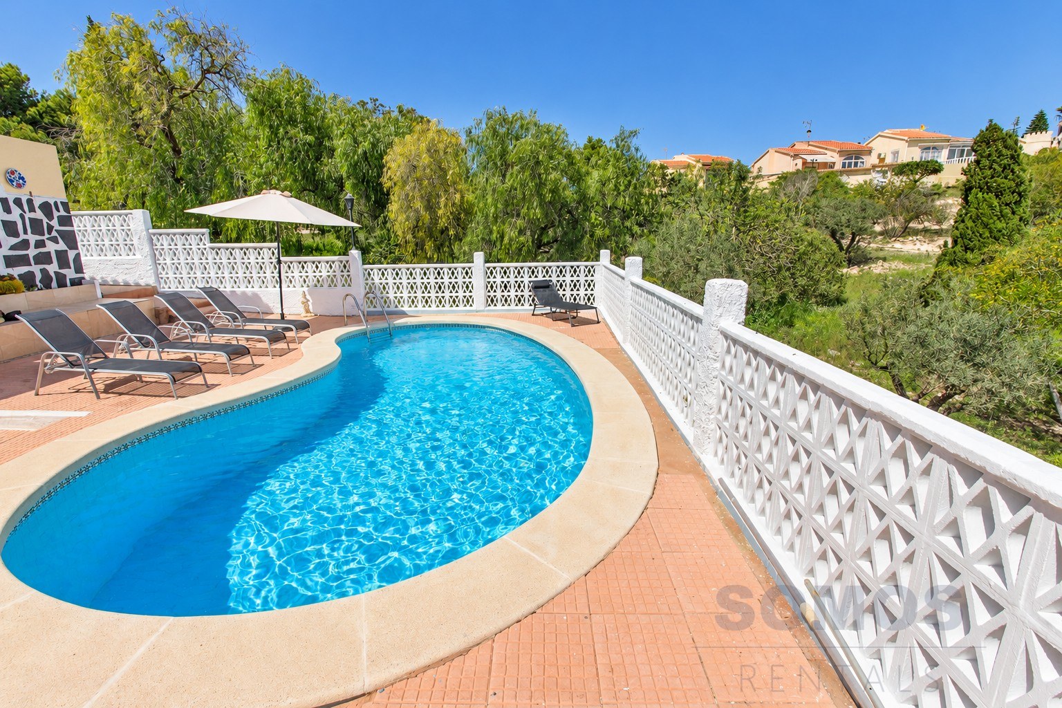 Private swimming pool — Villa Michelle, Urb La Marina