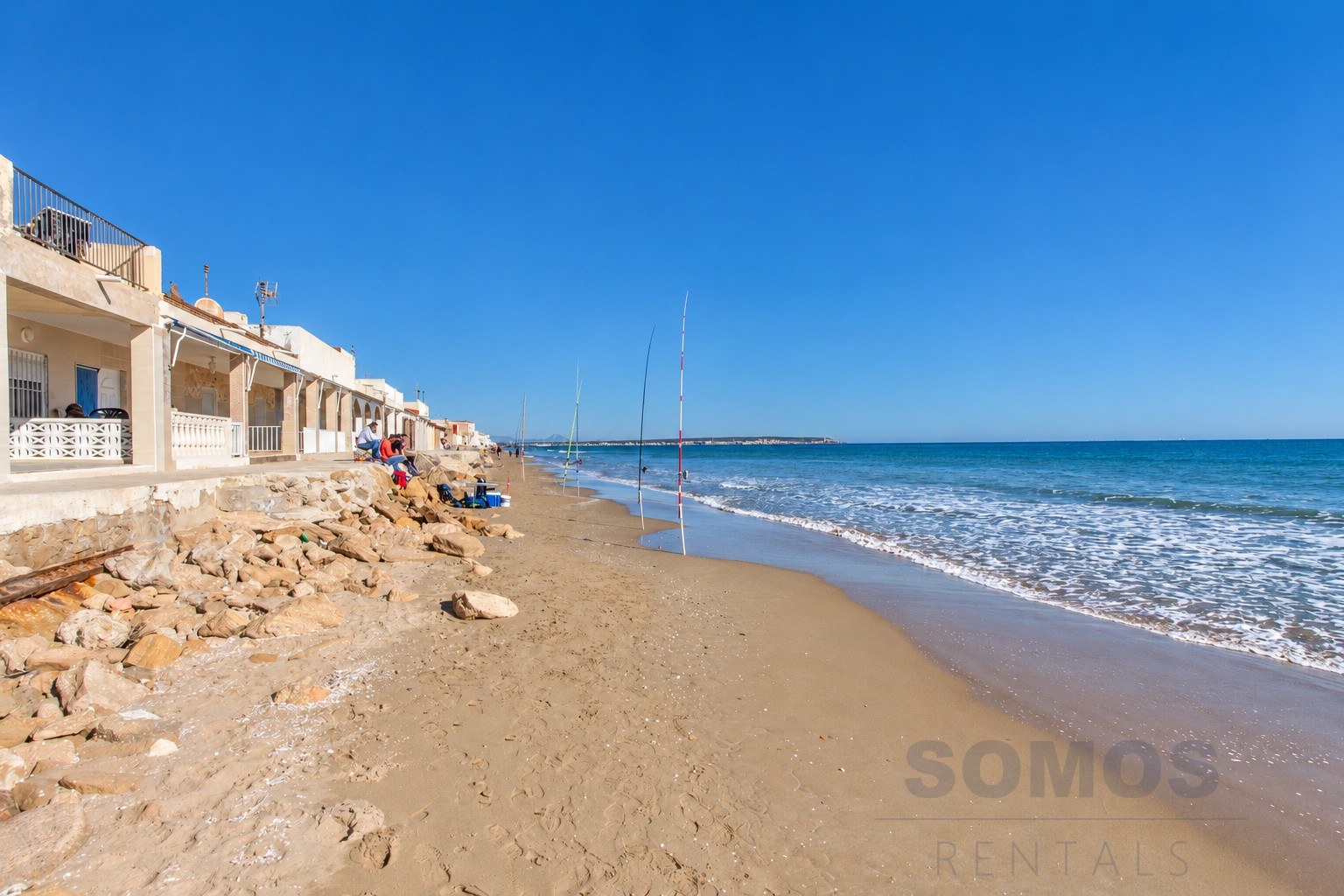 El Pinet beach — Casa Marina del Rey, La Marina Village y El Pinet
