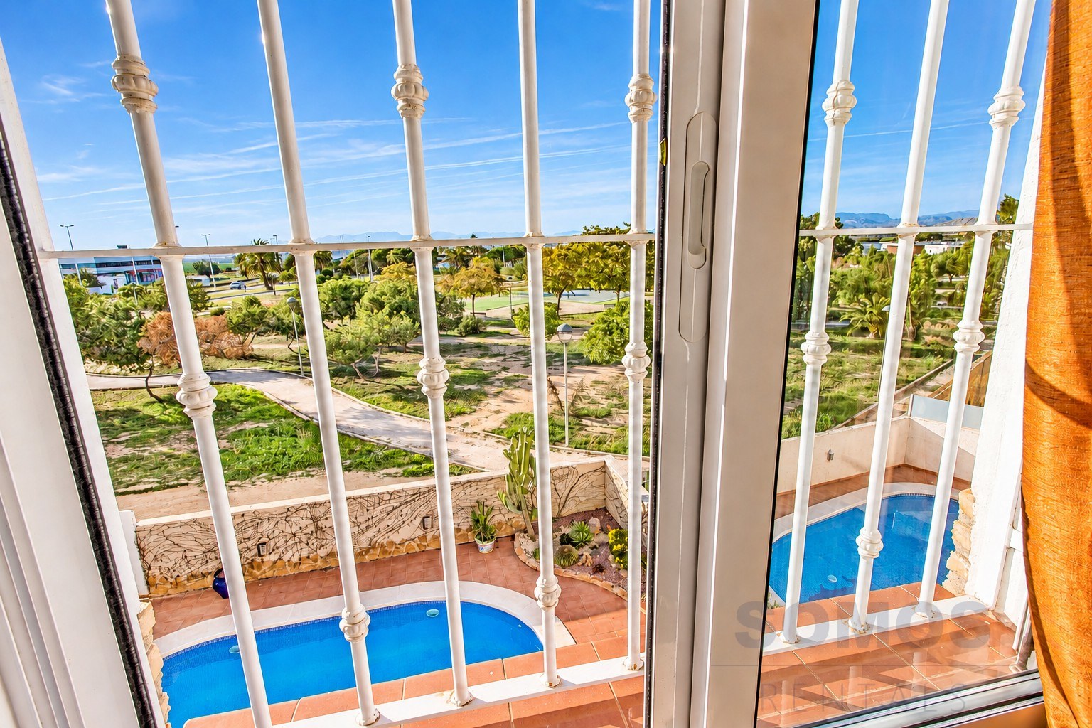 View from window — Villa Cross, Gran Alacant