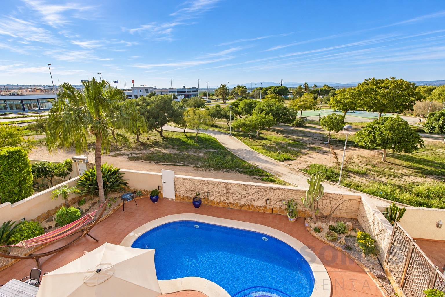 View from window — Villa Cross, Gran Alacant